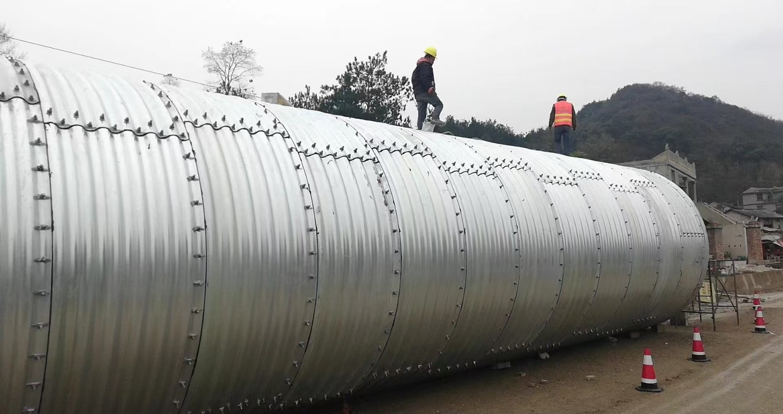 拼裝橋波紋涵管